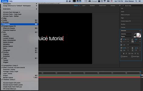 How to install fonts in after effects