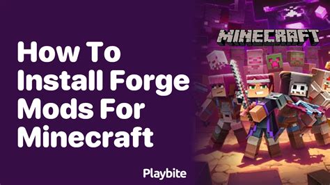 How to install forge mods minecraft