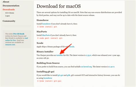 How to install git on mac without homebrew.  Step-by-step setup guide covering nati...