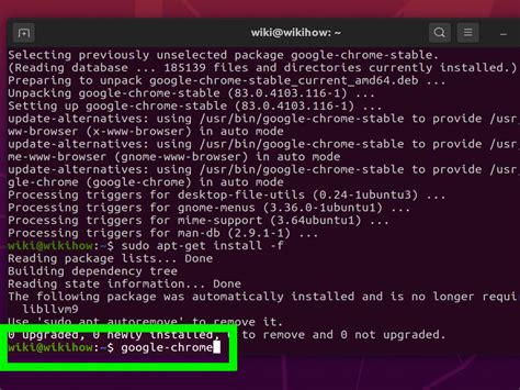 How to install google chrome in terminal