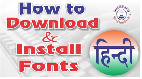How to install hindi font in computer