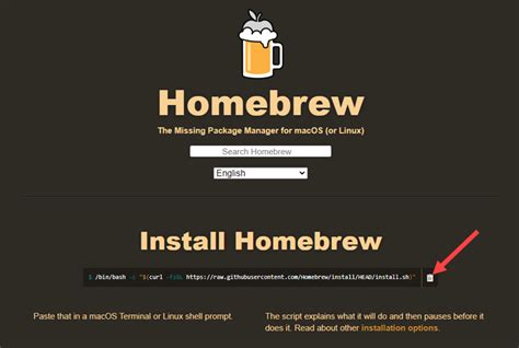 How to install homebrew.  Help Install & manage web apps Add & open Chrom...