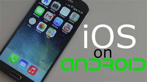 How to install ios in android