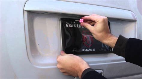 This video will show you how to install a license plate holder that 