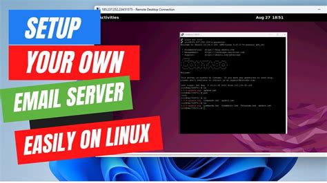 How to install mail server in linux