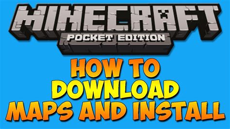 How to install maps in minecraft pe