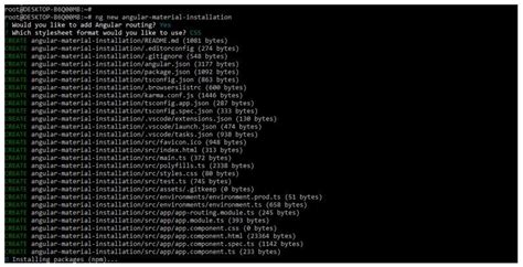 How to install material in angular