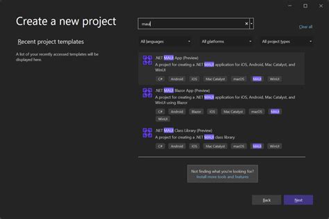 How to install maui in visual studio 2022. NET SDK and Maui Blazor templates installed in yo...