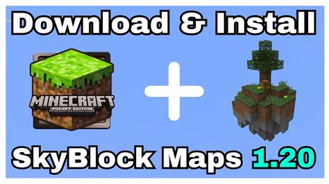 How to install minecraft skyblock map