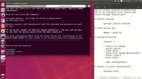 How to install minicom in ubuntu