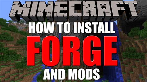 How to install mods for minecraft forge