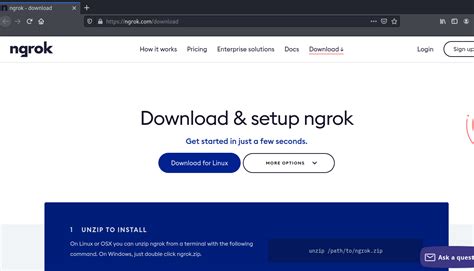 How to install ngrok in kali linux terminal.  Download the latest ngrok binary for ...