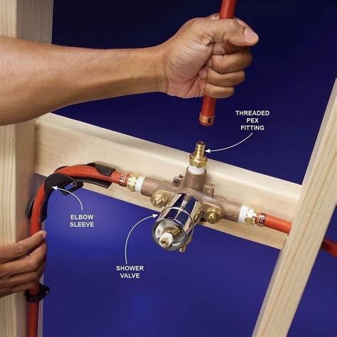 How to install pex b fittings