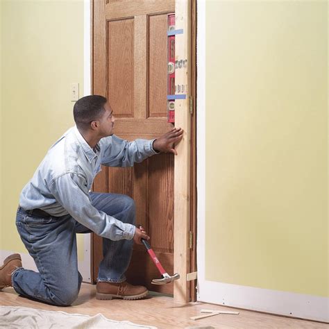 How to install prehung door. Tear off the brick molding. Family Handyman. Danny cut the caulk along the edges of the brick molding with a utility knife so it would be easier to remove. But the molding was still stubborn and came off in pieces. Things You Can Do With a … 