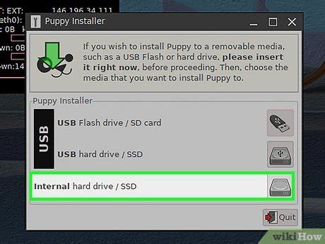 How to install puppy linux to internal hard drive. .  <a href=https://dev-connec...