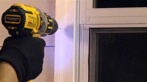 How to install pvc brick molding around door.  We&rsquo;ll show you how to install an ...