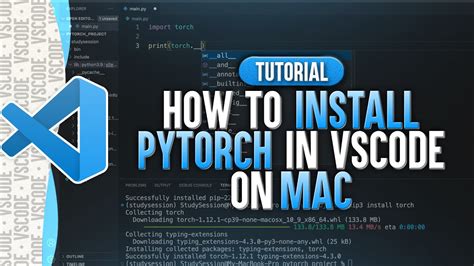 How to install pytorch in vscode mac.  In this quick guide, we will walk you through ins...