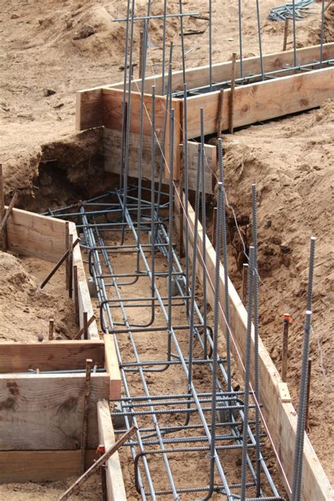 How to install rebar in footings