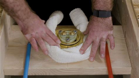 How to install rough in valve