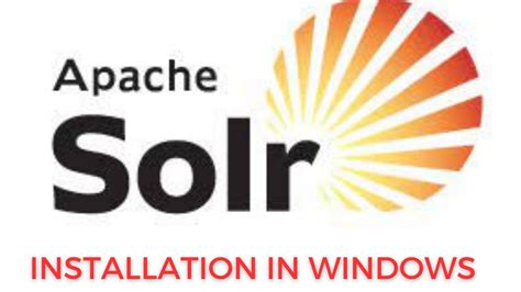 How to install solr in windows