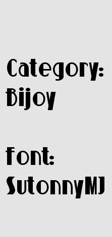 How to install sutonnymj font in android