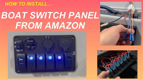 How to install switch panel on boat.  Switch Panel: https://amzn.  The size of the breakers ...