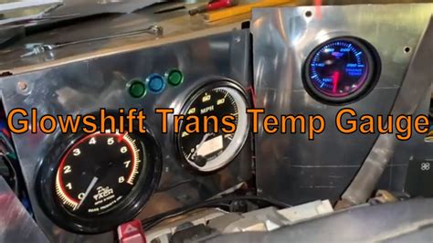 How to install transmission temp gauge 4l60e.  The first level is light I would...