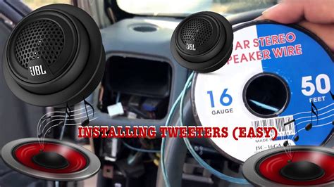 How to install tweeters to amp.  Tweeters are designed with extremely small, l...
