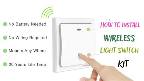How to install wireless light switch in existing box.  Learn to seamlessly integrate...