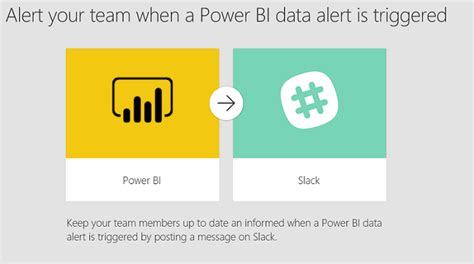 How to integrate Power BI data alerts into Slack