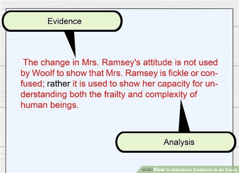 How to introduce evidence in a paragraph.  Use it to chart the plot of a b...