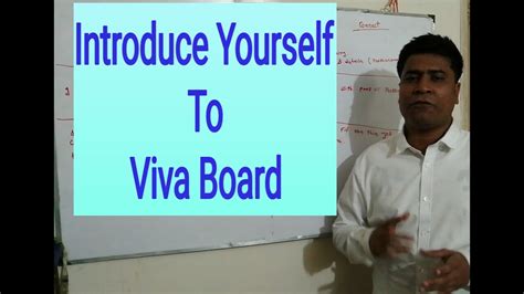 How to introduce myself in viva
