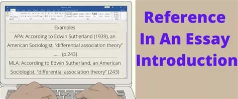 How to introduce references in an essay