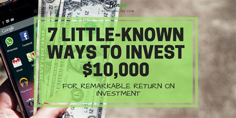 Knowing why you are investing helps you point your funds into the right type of account and the right investment assets for your needs. Best ways to invest $10,000 1. Maximize your retirement funds. ... Invest in real estate now. 5. Invest $10,000 in a taxable brokerage account. 401(k) and IRA accounts offer some excellent tax …