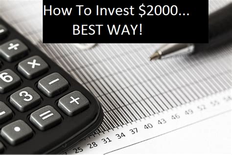 How to invest 2000 dollars. Things To Know About How to invest 2000 dollars. 