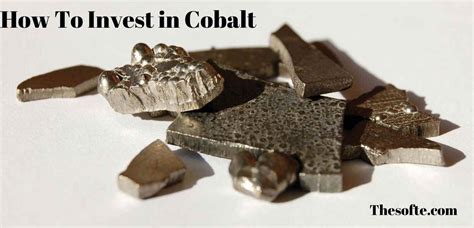How to invest in cobalt. Things To Know About How to invest in cobalt. 