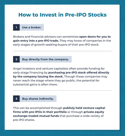 How to invest in pre ipo companies. Things To Know About How to invest in pre ipo companies. 