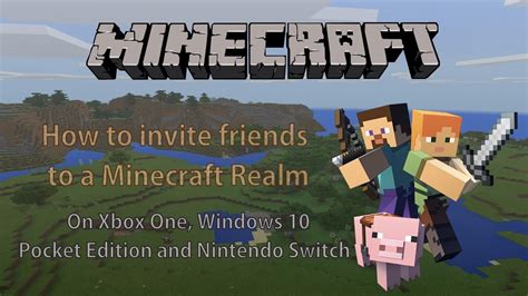 How to invite friend to minecraft realm