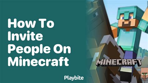 How to invite someone to minecraft pc