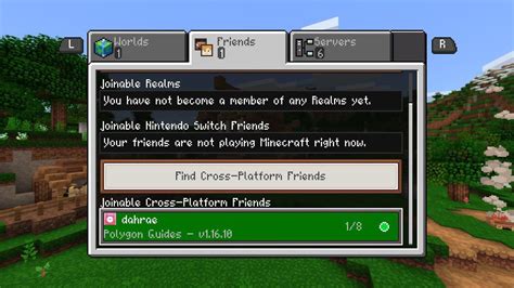 How to join friends on minecraft switch