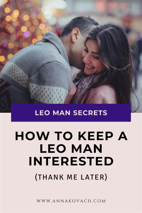 How to keep leo man in love