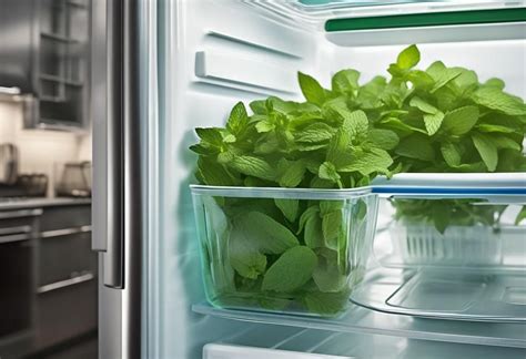 How to keep mint fresh in fridge