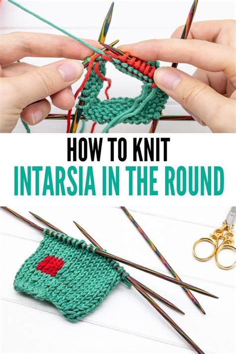 How to knit intarsia. A step by step tutorial on intarsia knitting. A
