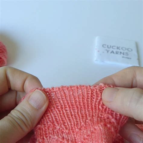 How to knit the invisible ribbed bindoff DONNAROSSA