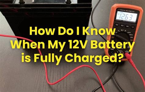 How to know battery is fully charged