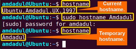 How to know hostname in linux