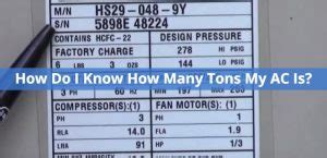 How to know how many tons your AC unit is Quora