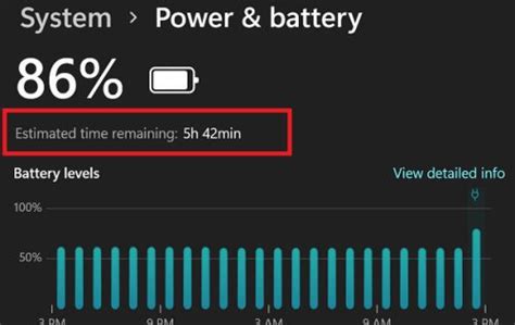 How to know how much battery power is remaining?