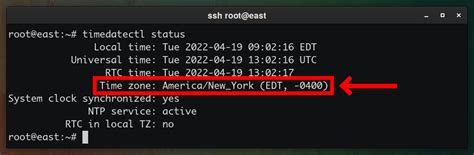How to know timezone in linux
