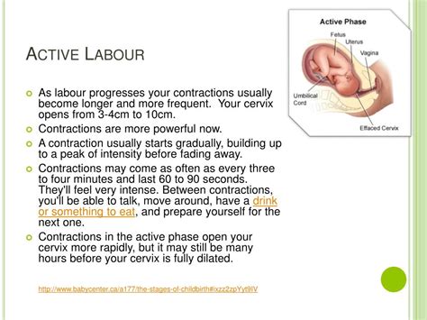 How to know when in labour